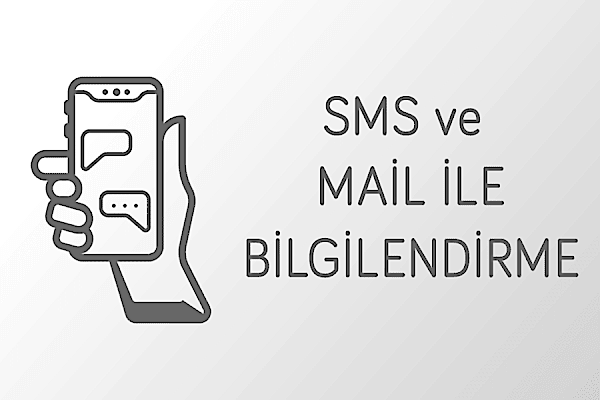 SMS ve mail ile anında bilgilendirme, Eskişehir çiçek siparişi