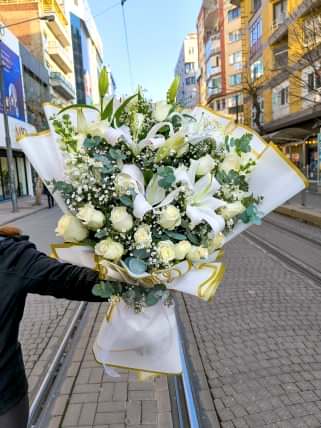 Premium Quality Beyaz Buket